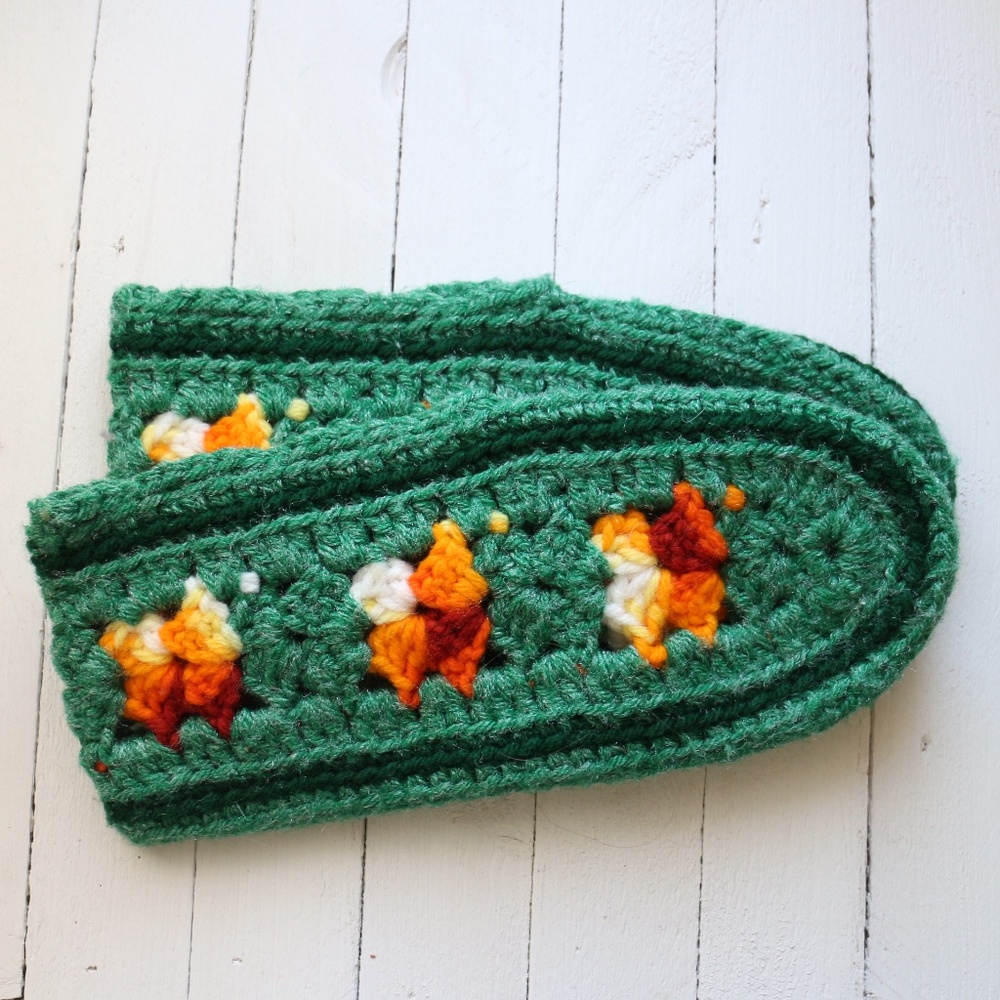 handmade crochet slippers